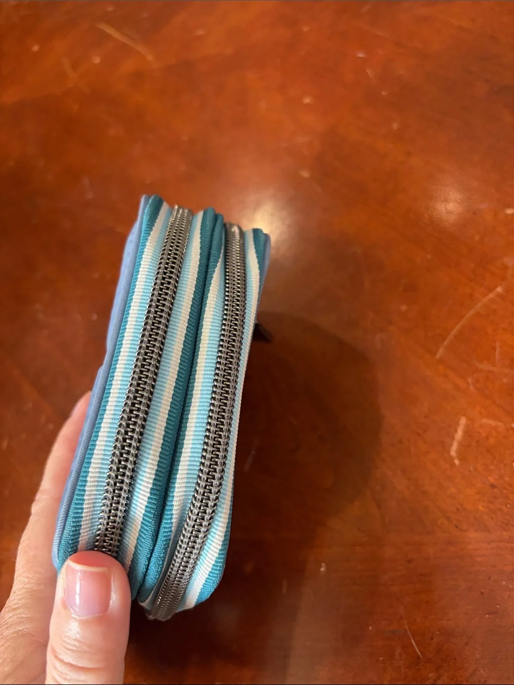 LUG SPLITS SE BLUE MOON ALOHA TEAL WALLET